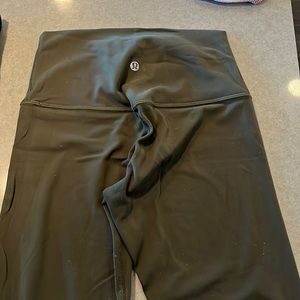 Lululemon athletica align 25” legging pant army green